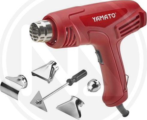 Yamato 54503 Πιστόλι Θερμού Αέρα 2000W με Ρύθμιση Θερμοκρασίας εως και 600°C