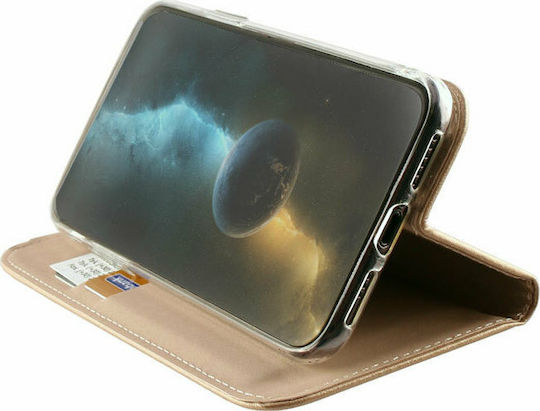 Volte-Tel Pocket Magnet Book Piele artificială Auriu (Redmi Note 5)