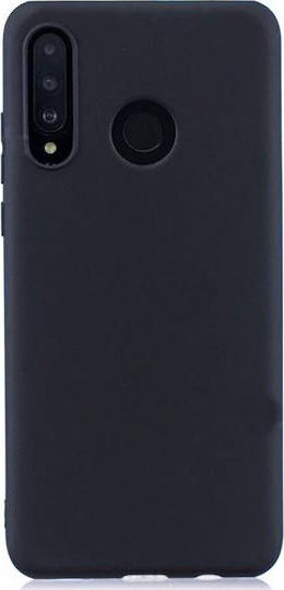 Back Cover Σιλικόνης 0.3mm Μαύρο (Huawei P30 Lite)