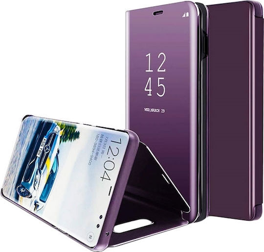 Clear View Book Plastic Purple (Huawei Y5 2018)