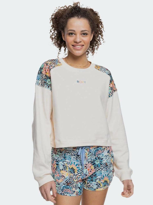Women's Sweatshirt Beige ERJFT04411-MCG0