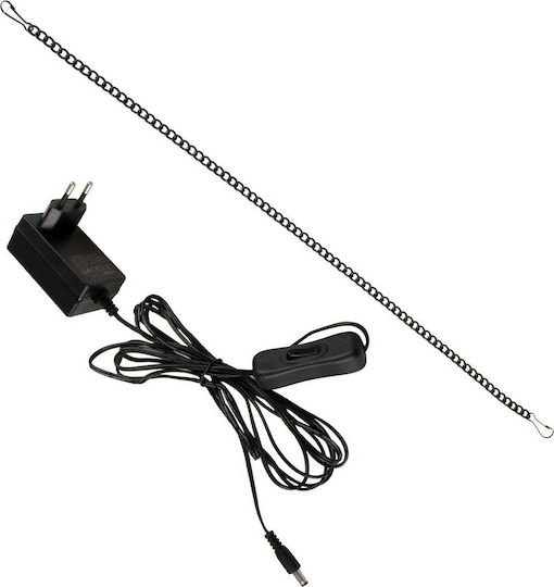 GloboStar Semn LED rulant Cu o singură față 40x2cm Albastru deschis / Galben / Roz