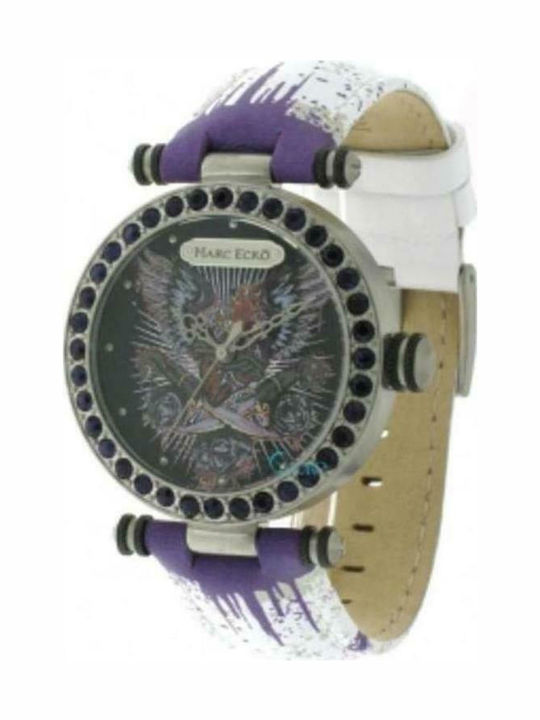 Marc Ecko E15087M1 Ρολόι Μπαταρίας με Δερμάτινο Λουράκι Marc Ecko E15087M1 Ρολόι Μπαταρίας με Δερμάτινο Λουράκι
