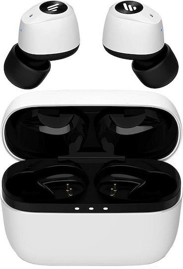 Edifier TWS2 In-ear Bluetooth Handsfree Ακουστικά με Αντοχή στον Ιδρώτα και Θήκη Φόρτισης Λευκά