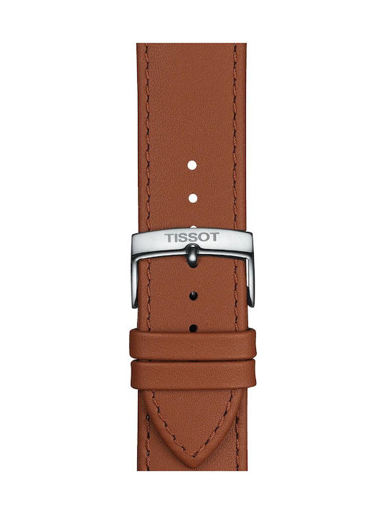 Tissot Everytime Часовник Батерия с Кафяв Кожена каишка