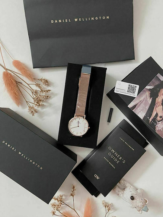 Daniel Wellington Classic Bristol Men's Watch 36mm Battery with Brown Leather Strap