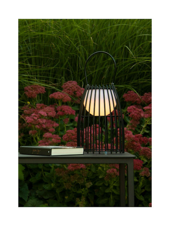 Lucide Lightning Επιτραπέζιo Φωτιστικό LED Εξωτερικού Χώρου 3W με Θερμό Λευκό Φως IP44 Μαύρο