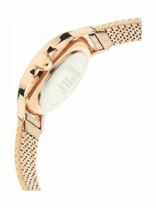 Esprit Γυναικείο Ρολόι 32mm Μπαταρίας με Ροζ Χρυσό Μεταλλικό Μπρασελέ