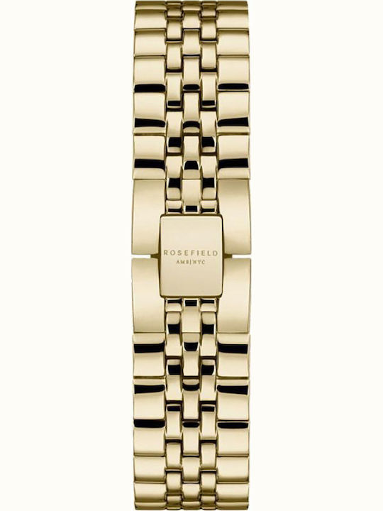 Rosefield Ace Gold Women's Watch with Gold Metal Bracelet