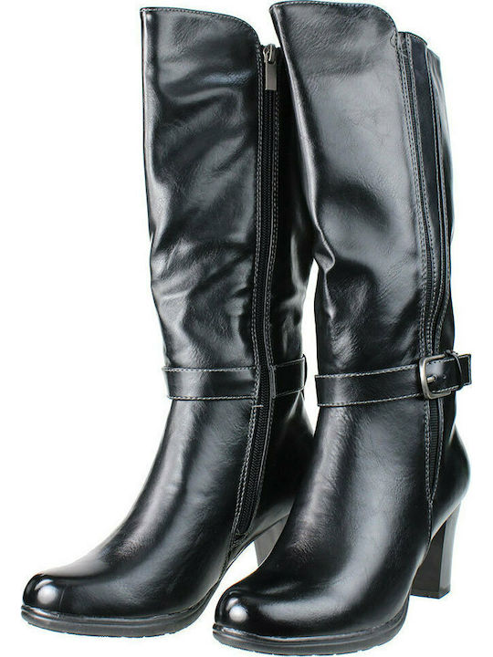 B-Soft AM15046-1 Γυναικείες Μπότες Μαύρες
