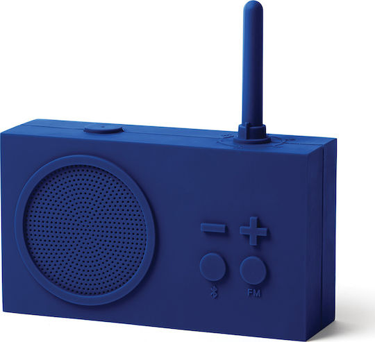 Lexon Tykho 3 Portable Radio Rechargeable with Bluetooth Blue