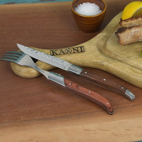 Kiro Laguiole Μαχαίρι Steak από Ανοξείδωτο Ατσάλι 10.5cm