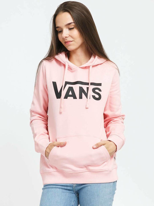 Classic Vintage Γυναικείο Φούτερ με Κουκούλα Powder Pink