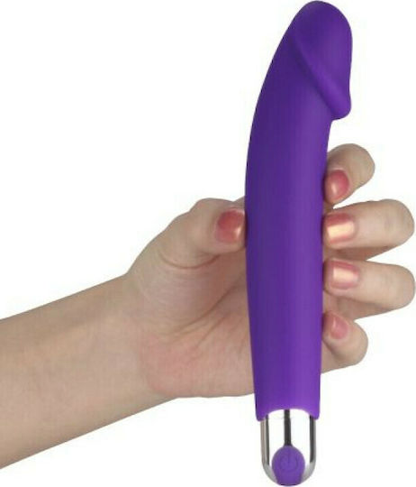 Lovetoy IJoy Realistic Vibrator Rechargeable Silicone Purple 16.5cm Purple