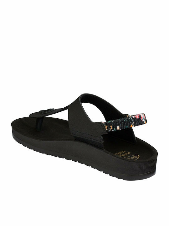 Ella Women's Flat Sandals Anatomic in Black Color