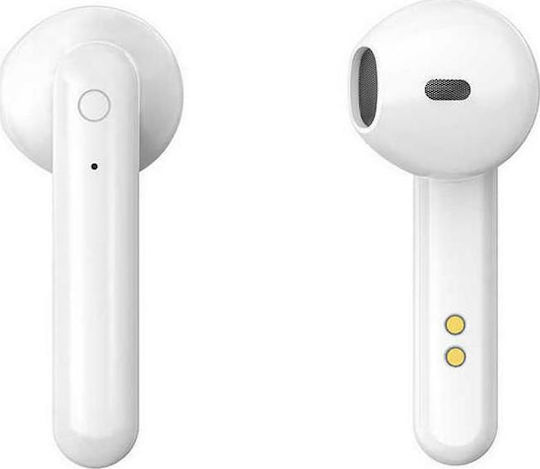 Fineblue Flypods J10 Earbud Bluetooth Handsfree Earphones with Charging Case White Case