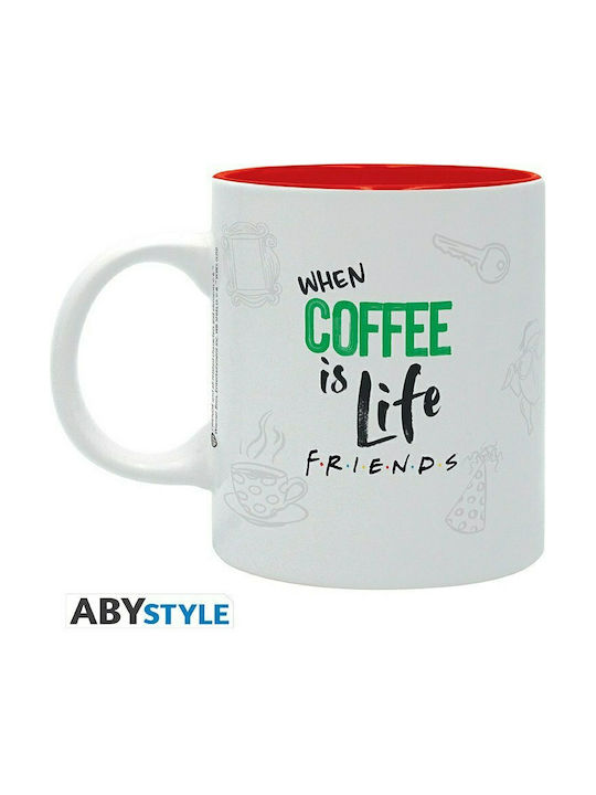 Abysse Central Perk Ceramic Cup White