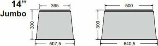Palaplast Plastic Sewer Drain 64.05x30cm 3212/0014