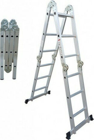 Profal Multipurpose Ladder 4x4 with Maximum Height 4.68m