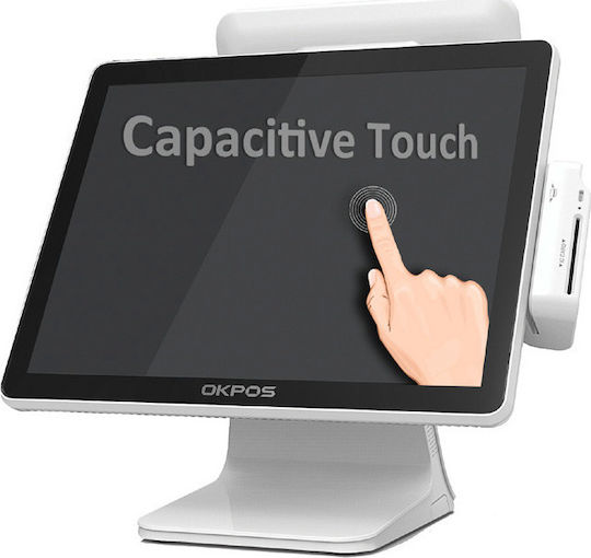ICS Σύστημα POS All-In-One Desktop OKPOS Optimus με Οθόνη 15" J1900