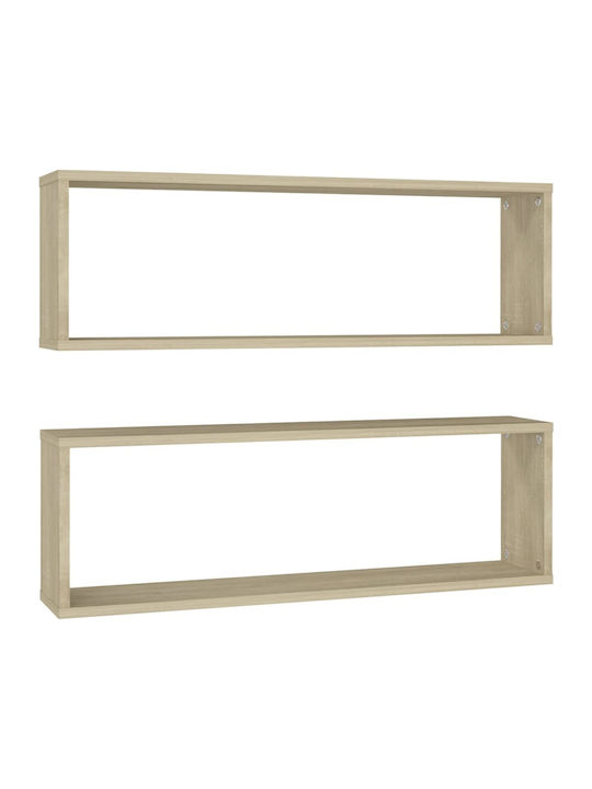 Shelves Wall Sonoma 2pcs 80x15x26.5cm