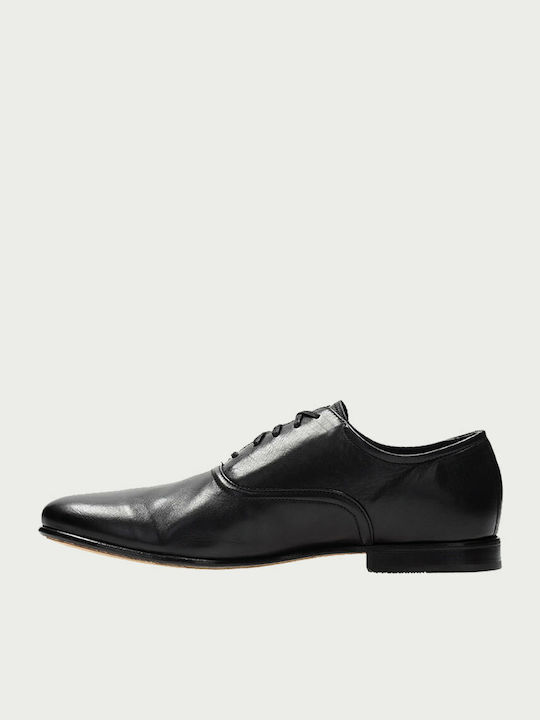 Clarks Form Leder Herrenschuhe Schwarz