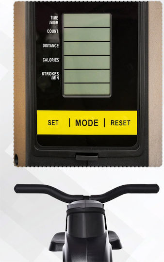 HomCom Rowing Machine with Magnetic Braking System Maximum Weight Limit 120kg
