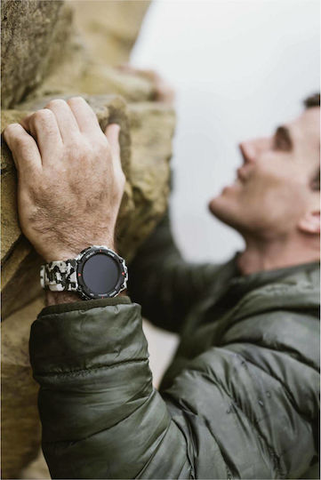 Amazfit T-Rex 48mm Wasserdicht Smartwatch mit Pulsmesser (Camo Green)