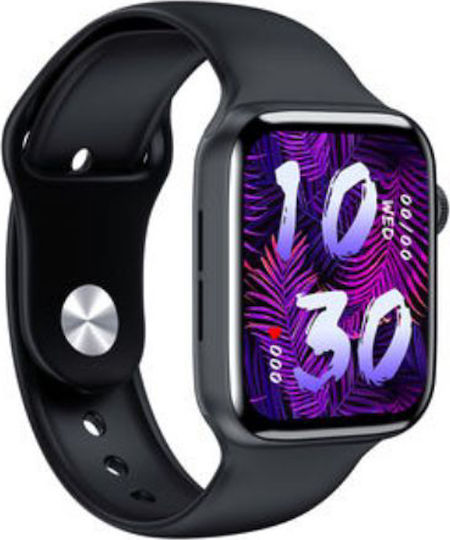 HW22 44mm Smartwatch with Heart Rate Monitor (Black)