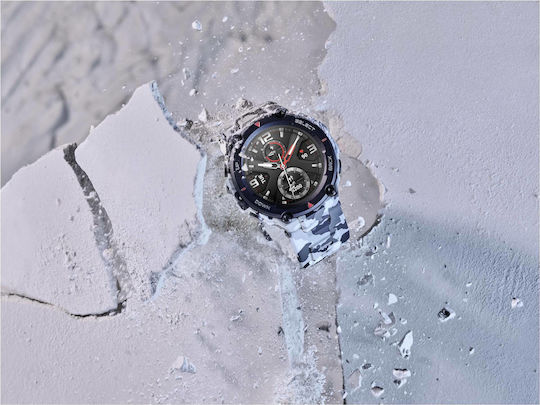 Amazfit T-Rex 48mm Wasserdicht Smartwatch mit Pulsmesser (Camo Green)