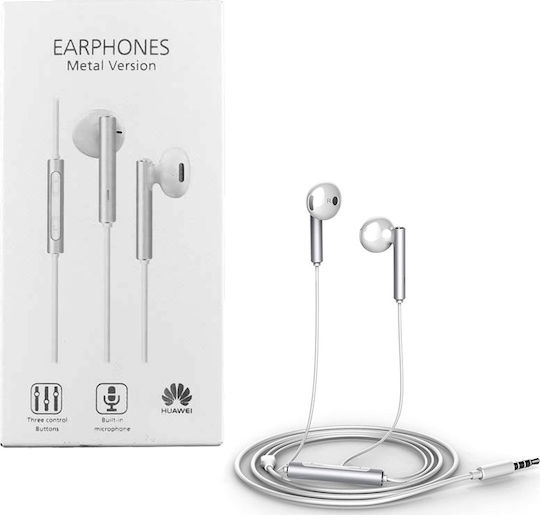 Huawei AM116 Earbuds Handsfree με Βύσμα 3.5mm Λευκό