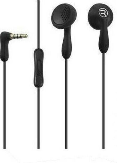 Remax RM-301 Earbuds Handsfree με Βύσμα 3.5mm Μαύρο