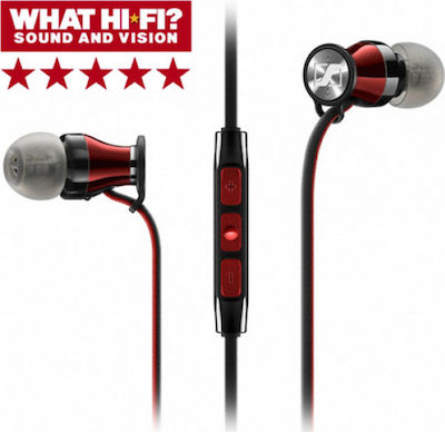 Sennheiser Momentum (iPhone) In-ear Handsfree με Βύσμα 3.5mm Κόκκινο