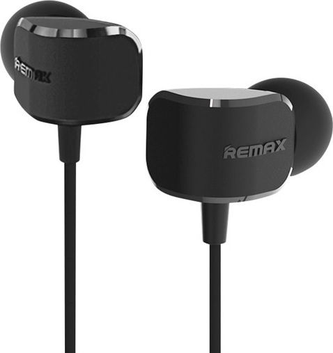 Remax RM-502 În ureche Handsfree cu două căști cu mufă 3.5mm Negru