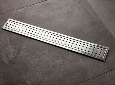 Tema Stainless Steel Channel Floor with Output 50mm and Size 60x11.5cm Silver Kare