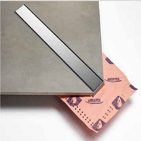 Tema Stainless Steel Floor Channel with 50mm Outlet and 80cm Length Silver