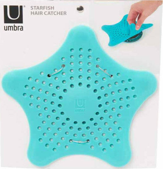 Umbra Hair trap with suction cup Starfish Drain Stopper