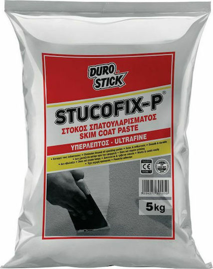 Durostick Stucofix P General Purpose Filler Acrylic White 5kg