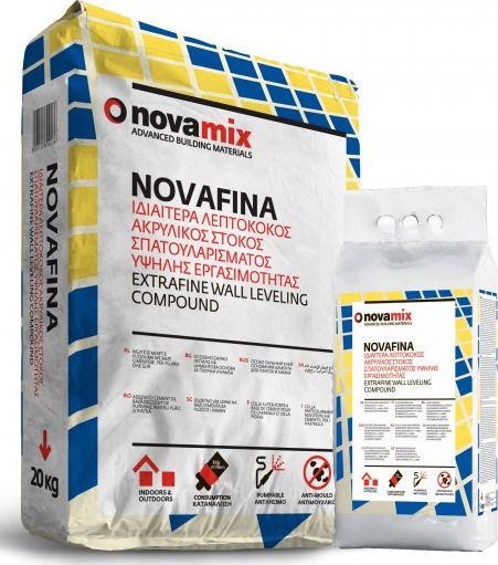 Novamix Novafina Allzweckspachtel Spachtelmasse Weiß 20kg