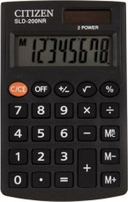 Citizen SLD-200NR Calculator Pocket 8 Digits in Black Color