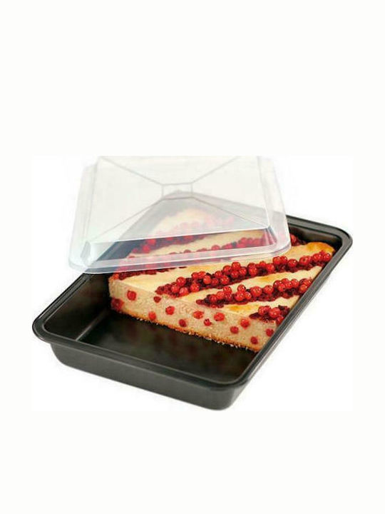 Tescoma Delicia Baking Pan Rectangular with Lid Aluminum with Non-stick Coating 23x33cm