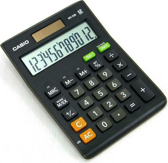 Casio Calculator Accounting 12 Digits in Black Color 1pcs