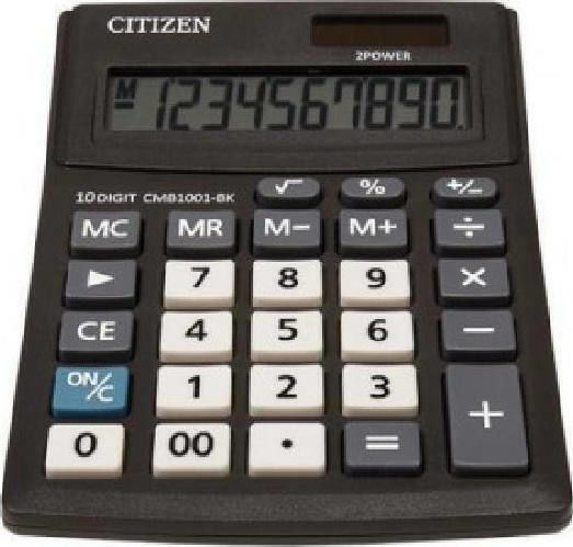 Citizen CMB-1001 Αριθμομηχανή 10 Ψηφίων σε Μαύρο Χρώμα