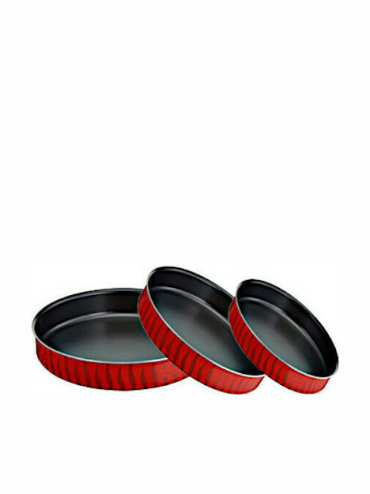 Tefal Coral Flame Aluminum Baking Pan with Non-Stick Coating