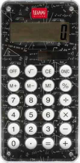 Legami Milano Math Αριθμομηχανή Τσέπης 8 Ψηφίων σε Μαύρο Χρώμα