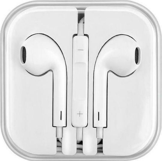 Usams EP-22 În ureche Handsfree cu Mufă 3.5mm Alb