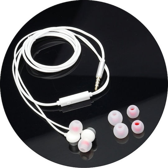 Hoco M51 Proper In-Ear Freihändig Kopfhörer mit Stecker 3.5mm Weiß