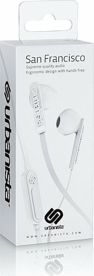 Urbanista San Francisco In-ear Handsfree with 3.5mm Connector White