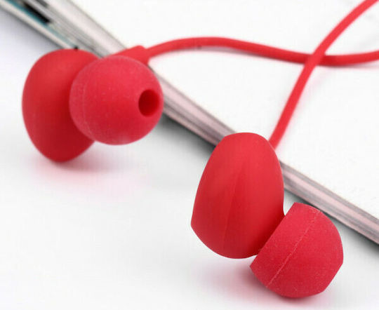 Remax RM-515 In-Ear Freihändig Kopfhörer mit Stecker 3.5mm Rot
