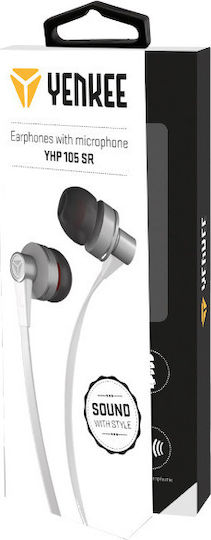 Yenkee YHP 105 In-ear Handsfree with 3.5mm Connector White